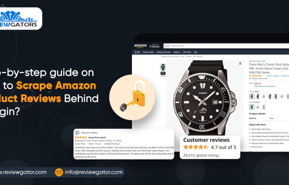 scrape amazon product reviews