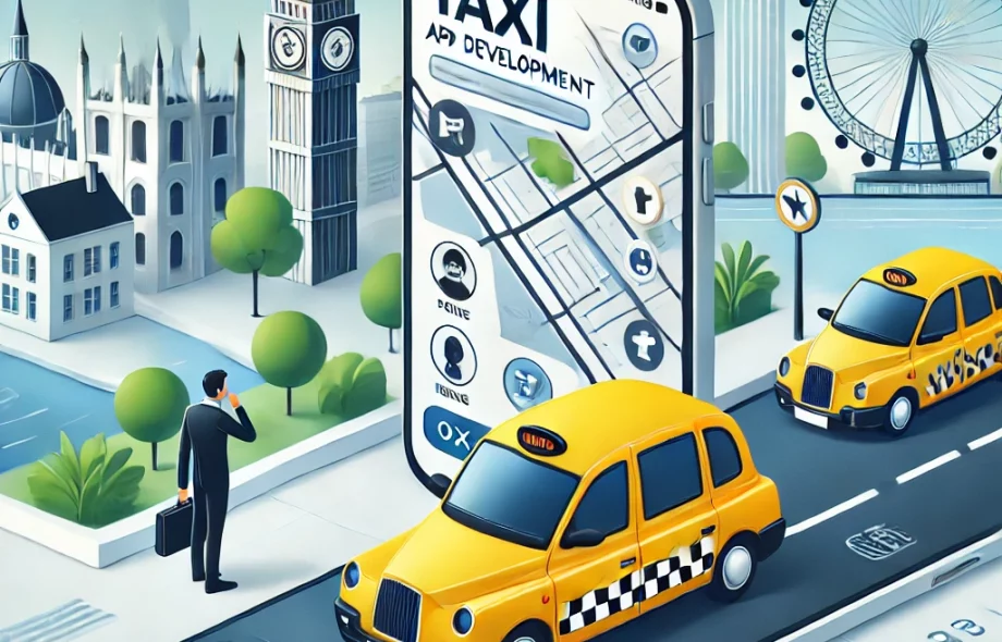 Taxi app development services in London