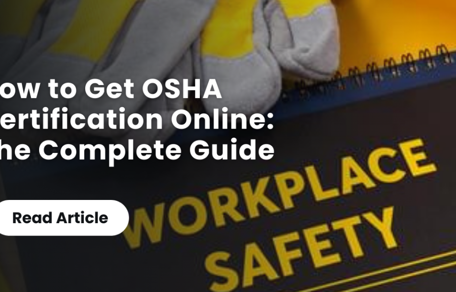 OSHA certification online