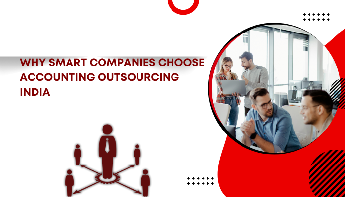 accounting outsourcing India benefits and services illustration