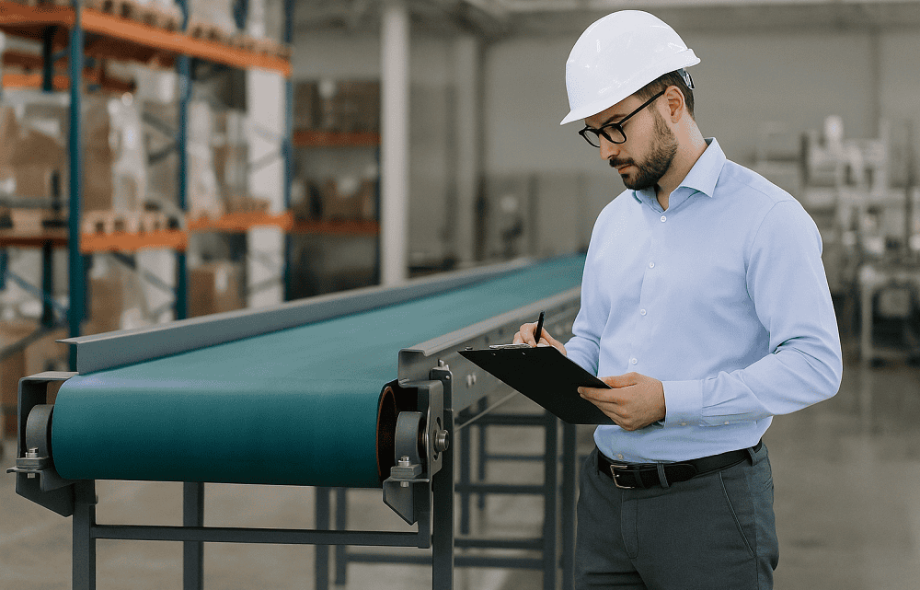 horizontal belt conveyor